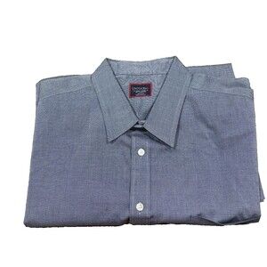UNTUCKit Mens Long Sleeve Classic Button Up Shirt Size Large Grey Casual XXXL